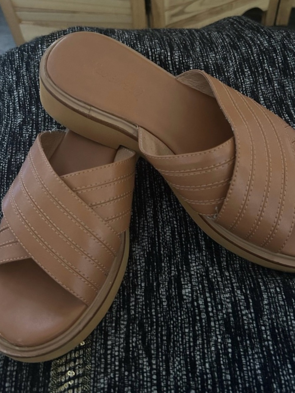 Madewell Crossband Slide Sandals